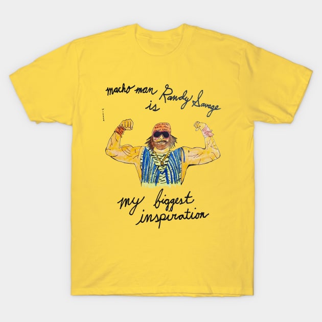 Macho Man Inspires T-Shirt by AlanWieder